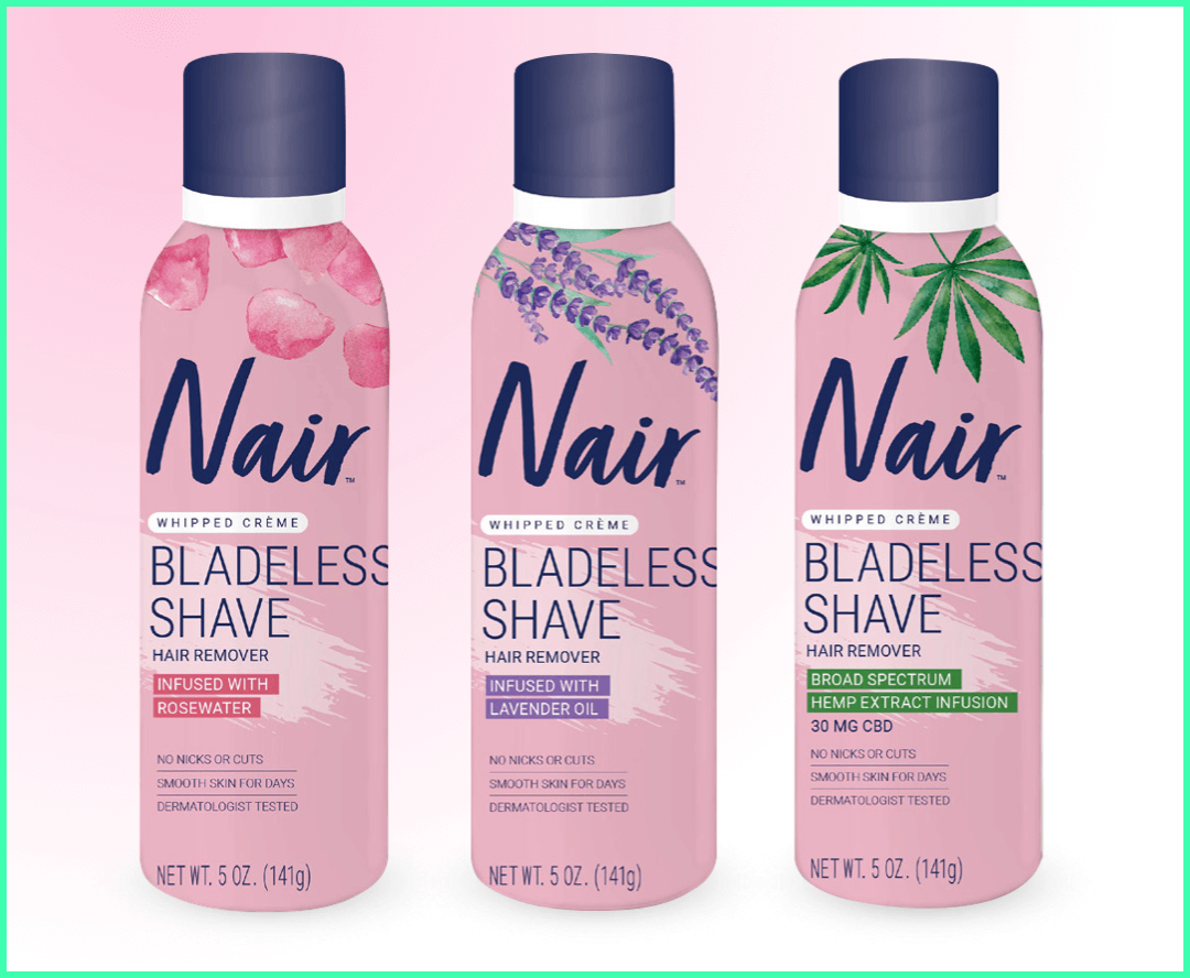Nair Hair Remover (Hair Removal Spray With Rose Extract & Baby Oil