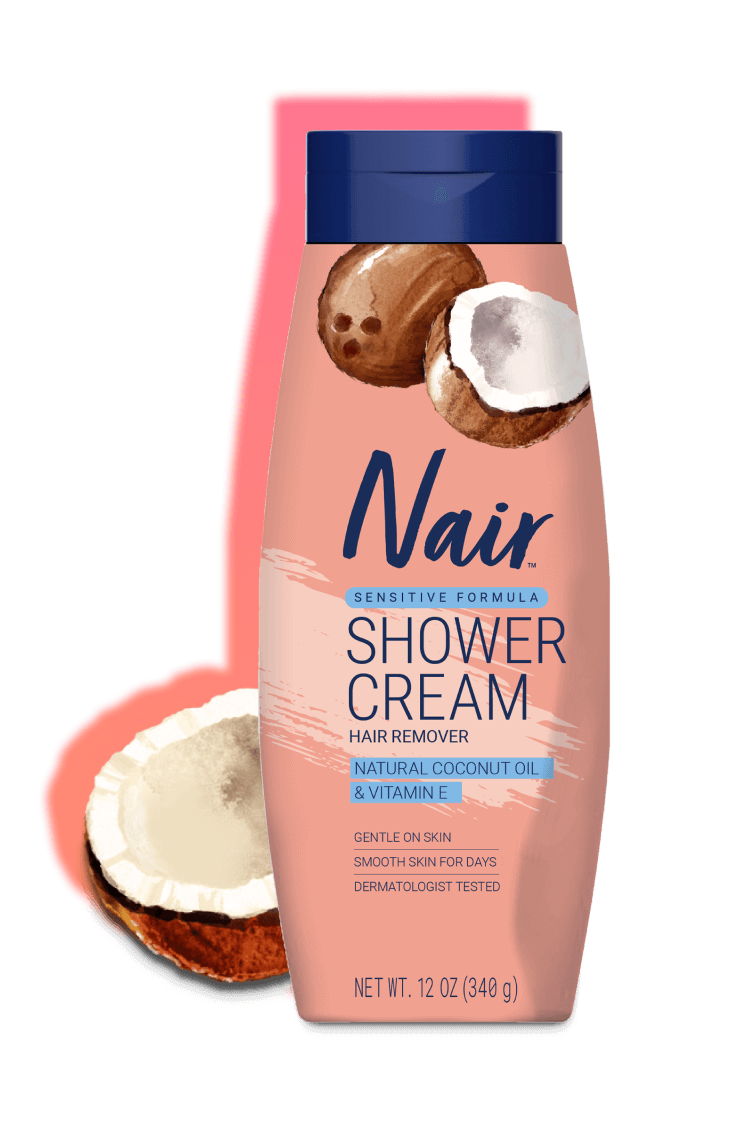 Nair™ Sensitive Formula Shower Cream, In-Shower Depilatory