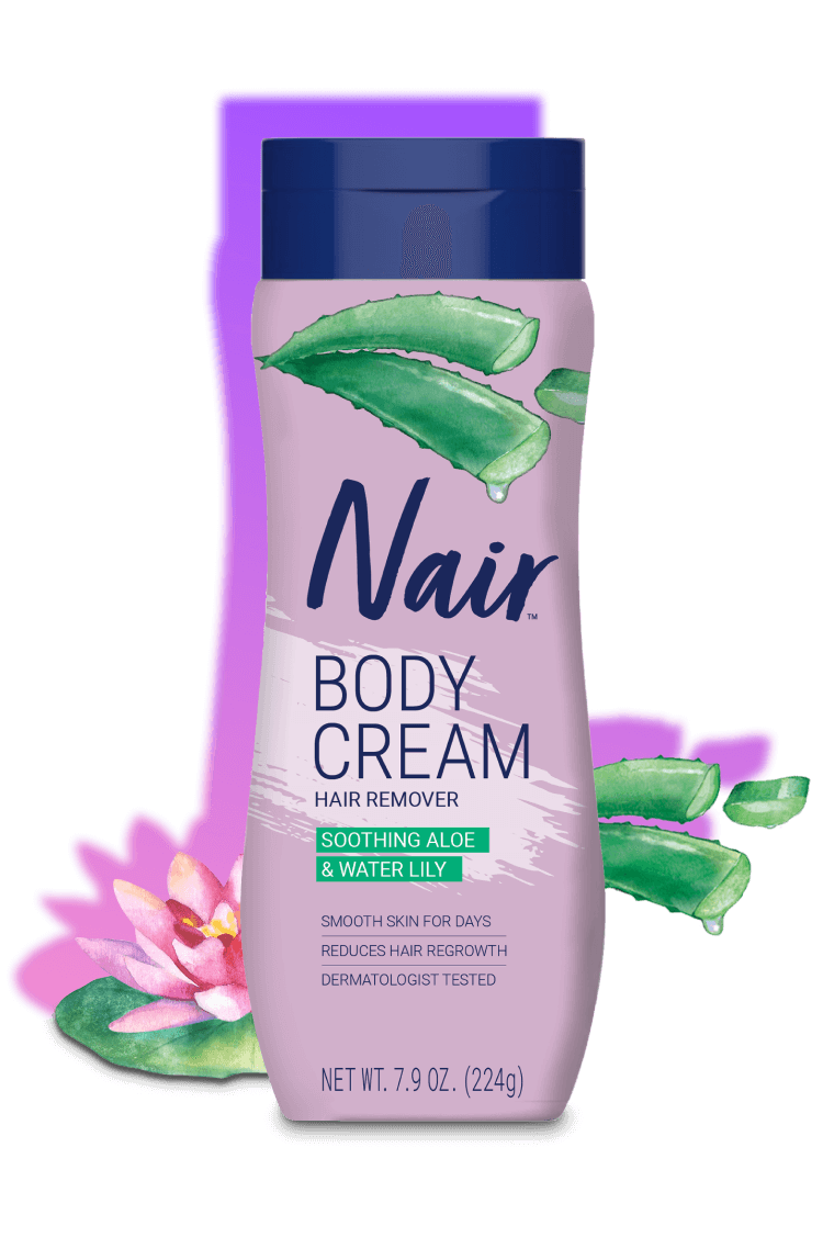 Nair Aloe Water Lily Scent Body Cream Body Hair Remover Nair