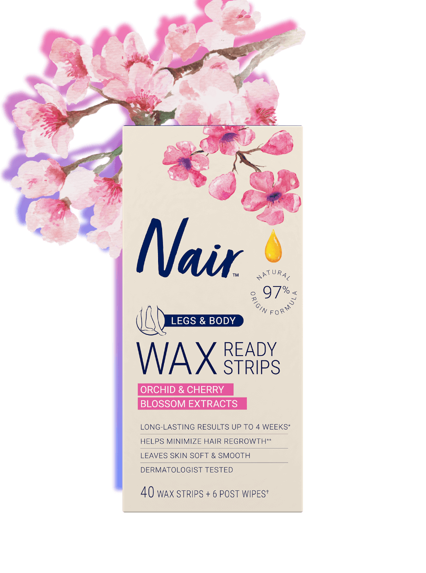 Nair™ Wax Ready-Strips for Legs & Body, DIY Waxing